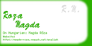 roza magda business card